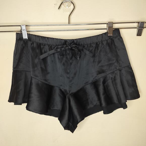 Victoria’s Secret Ruffle Satin Sleep Shorts - Picture 1 of 9